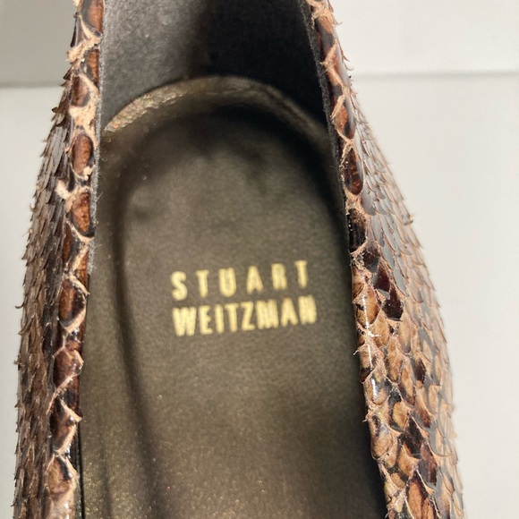 Stuart Weitzman Reptile 🐍 Wedge Ballet Flat - Picture 9 of 11